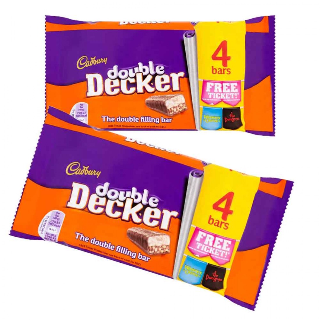 Cadbury Double Decker Multipack 8 Piece Box Planet Candy Ireland S Leading Online Sweet Shop